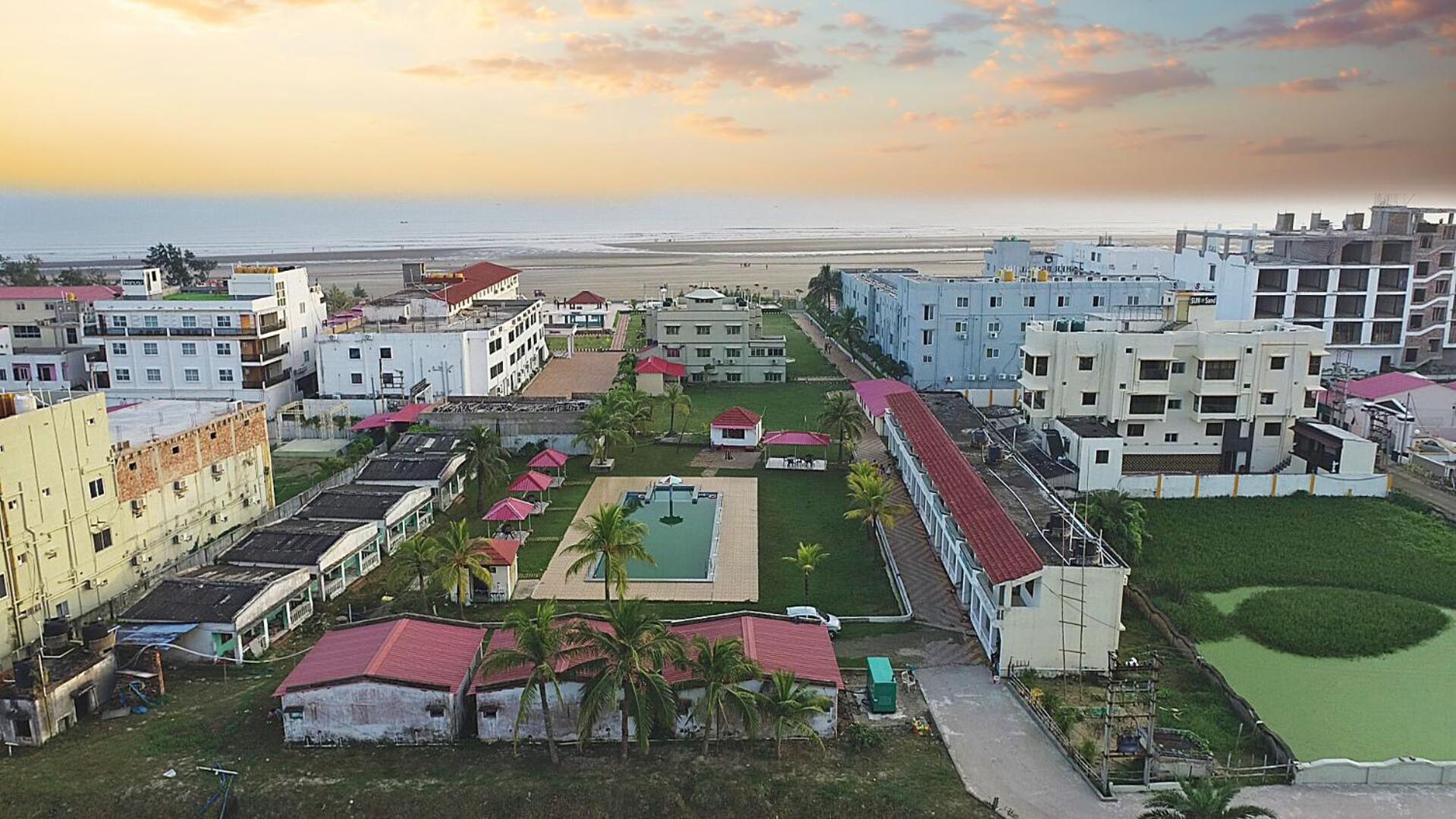 Silver Sand Eco Resort !! Beachfront !! With Biggest Pool And Huge Open Area !! Ideal For Weddings !! Couple Friendly !! Mandarmani Exteriér fotografie