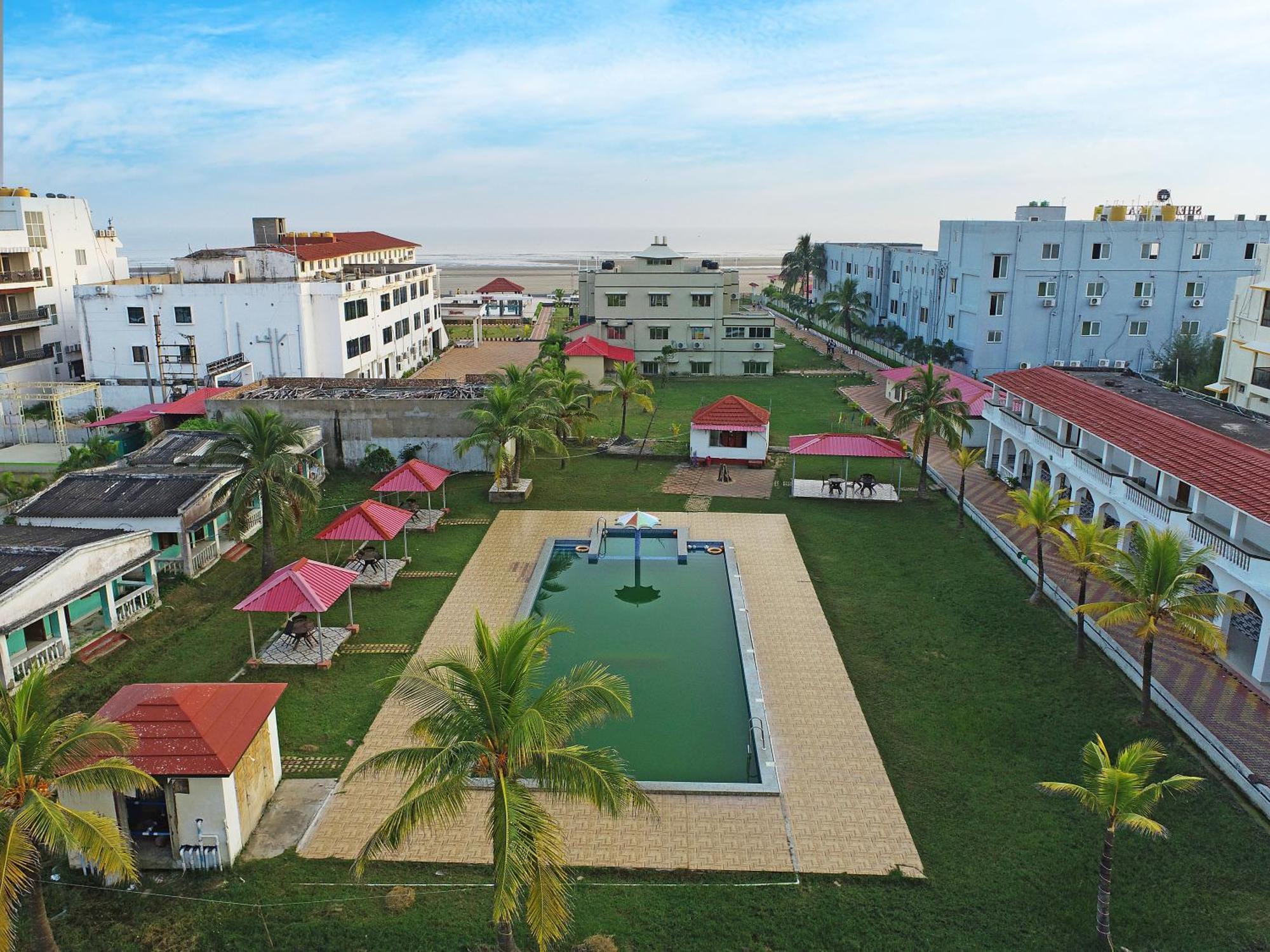 Silver Sand Eco Resort !! Beachfront !! With Biggest Pool And Huge Open Area !! Ideal For Weddings !! Couple Friendly !! Mandarmani Exteriér fotografie